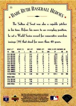 Stats - Babe Ruth
